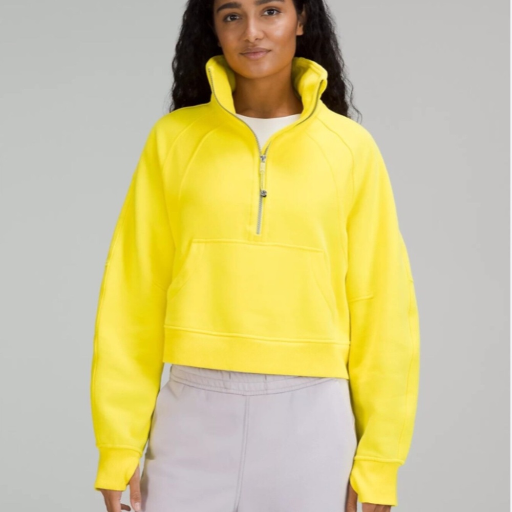 NWOT Scuba Oversized Funnel Neck Half Zip